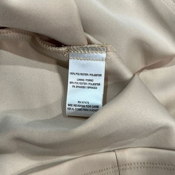 J. TAYLOR *NWT* Black Beige Shimmer Metallic Eyelash Fit and Flare Soft Textured - Picture 8 of 8